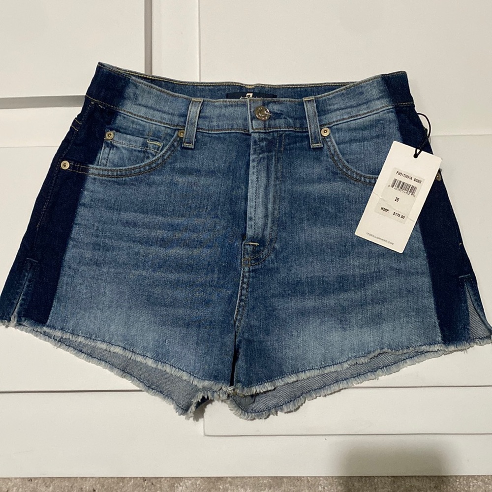 7 For all mankind jean shorts